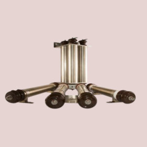 Hermetically sealed stainless steel tube resistors